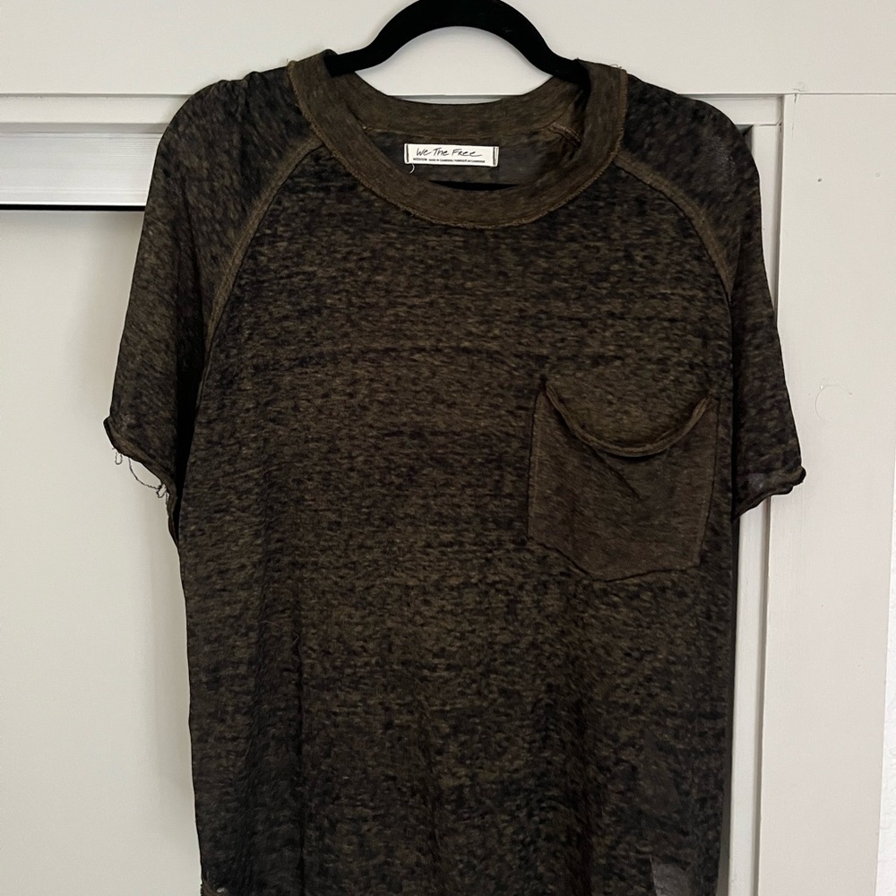 We The Free Dark Green Tee